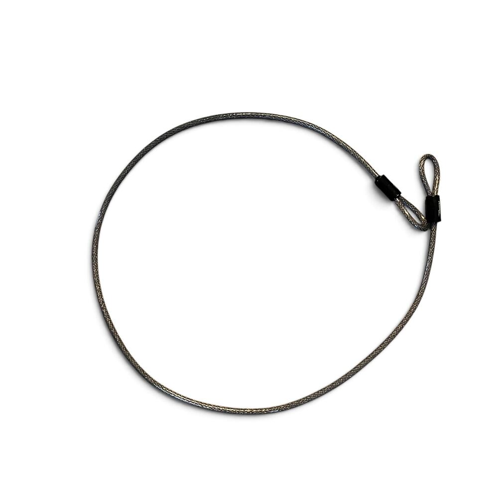 Master Lock 62" Looped End Braided Steel Security Cable Bike Gate Tool Lock Gray